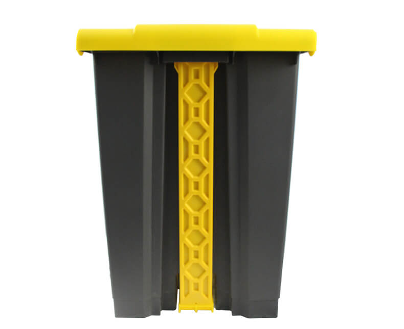 Waste storage box with lid