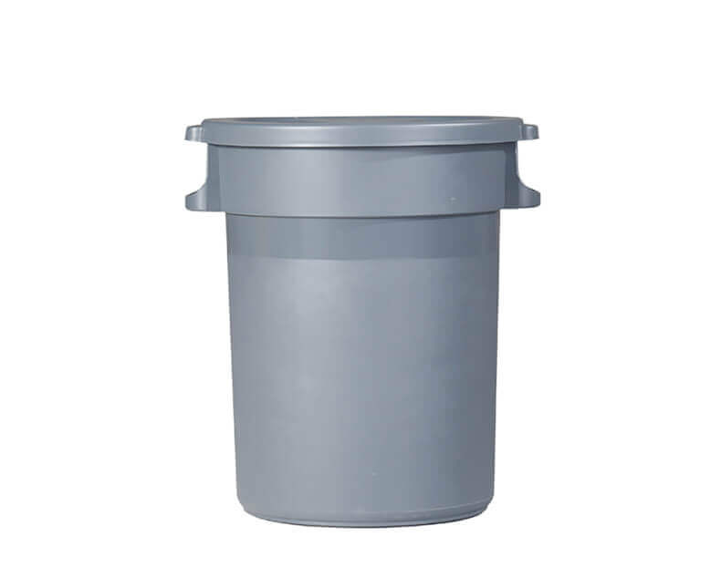 Large outdoor trash can