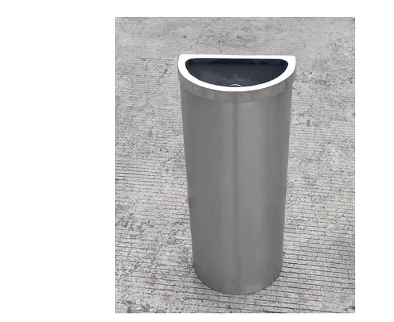 Semi Round Trash Bin Can