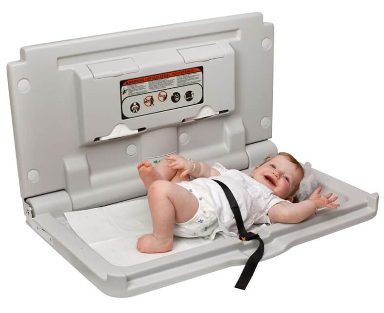 Fold Down Baby Changing Diaper Station