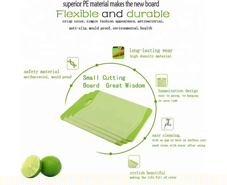 No-toxic HDPE extra large cutting board