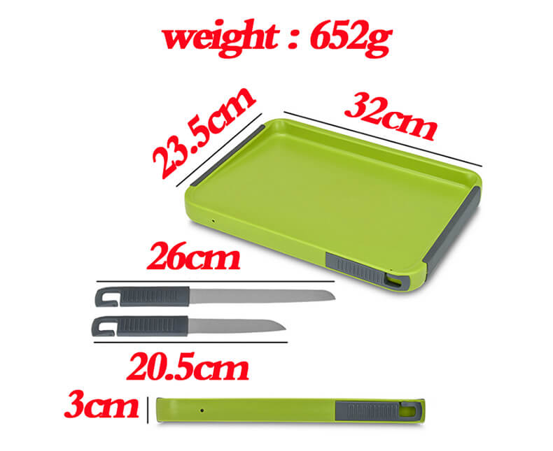 Double-sided Plastic Cutting Board
