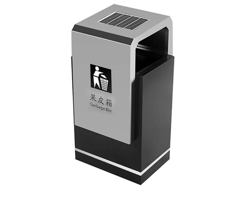 Solar Power Litter Compactor Bins