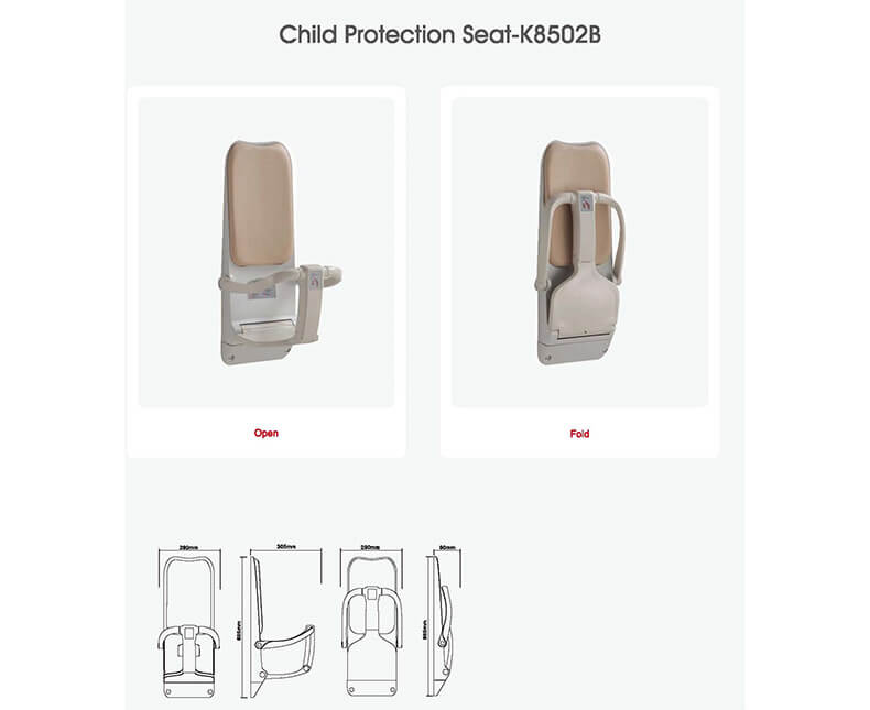 ABS Wall Mounted Child Protection Seat