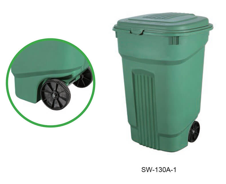 Two Wheels Mobile Garbage Container