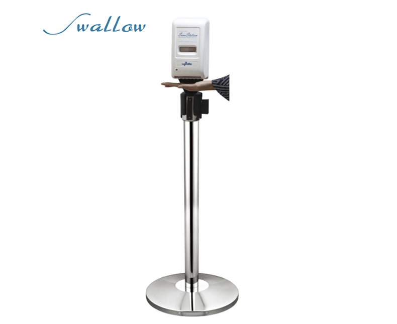 Hand sanitizer gel dispenser stand