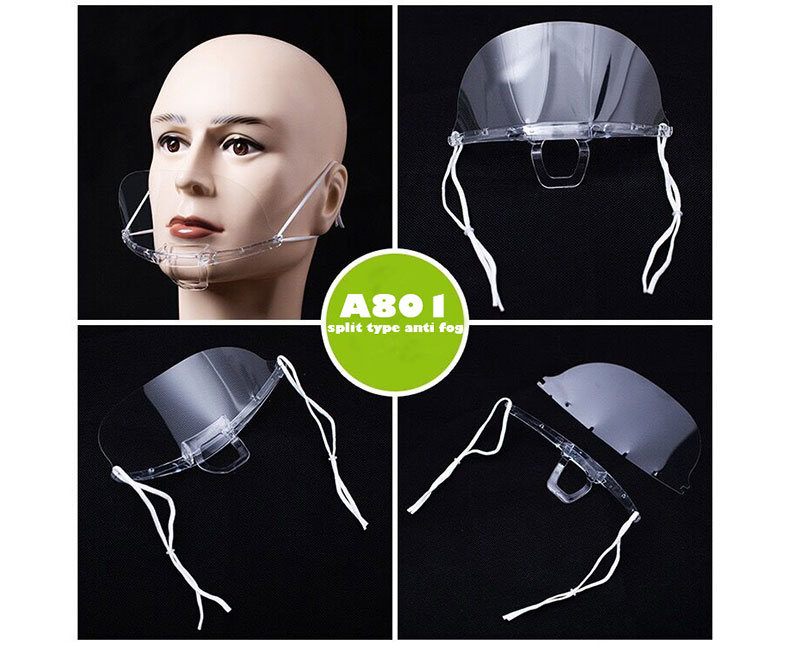 Anti-fog Spittle Mouth Shield